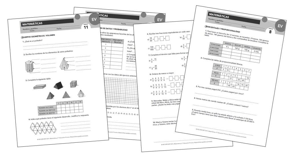 examenes matematicas 1 eso anaya