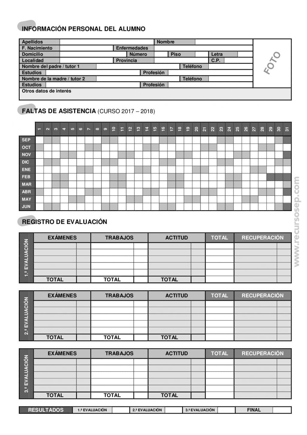 formatos para listas de asistencia