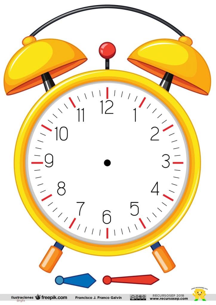 Construimos nuestro reloj para aprender las horas