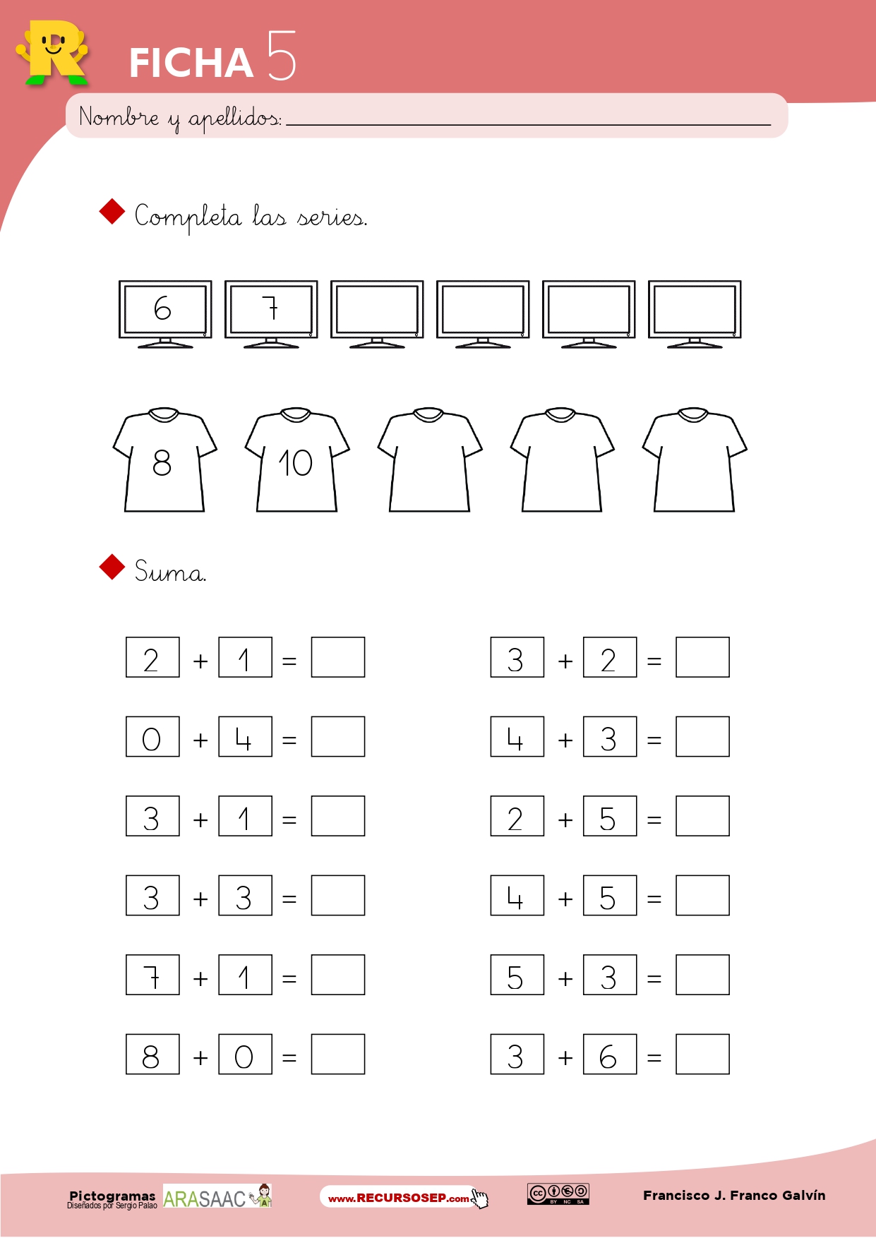 Súper Cuaderno MÁs De 30 Fichas Matemáticas 1º Primaria Recursosep