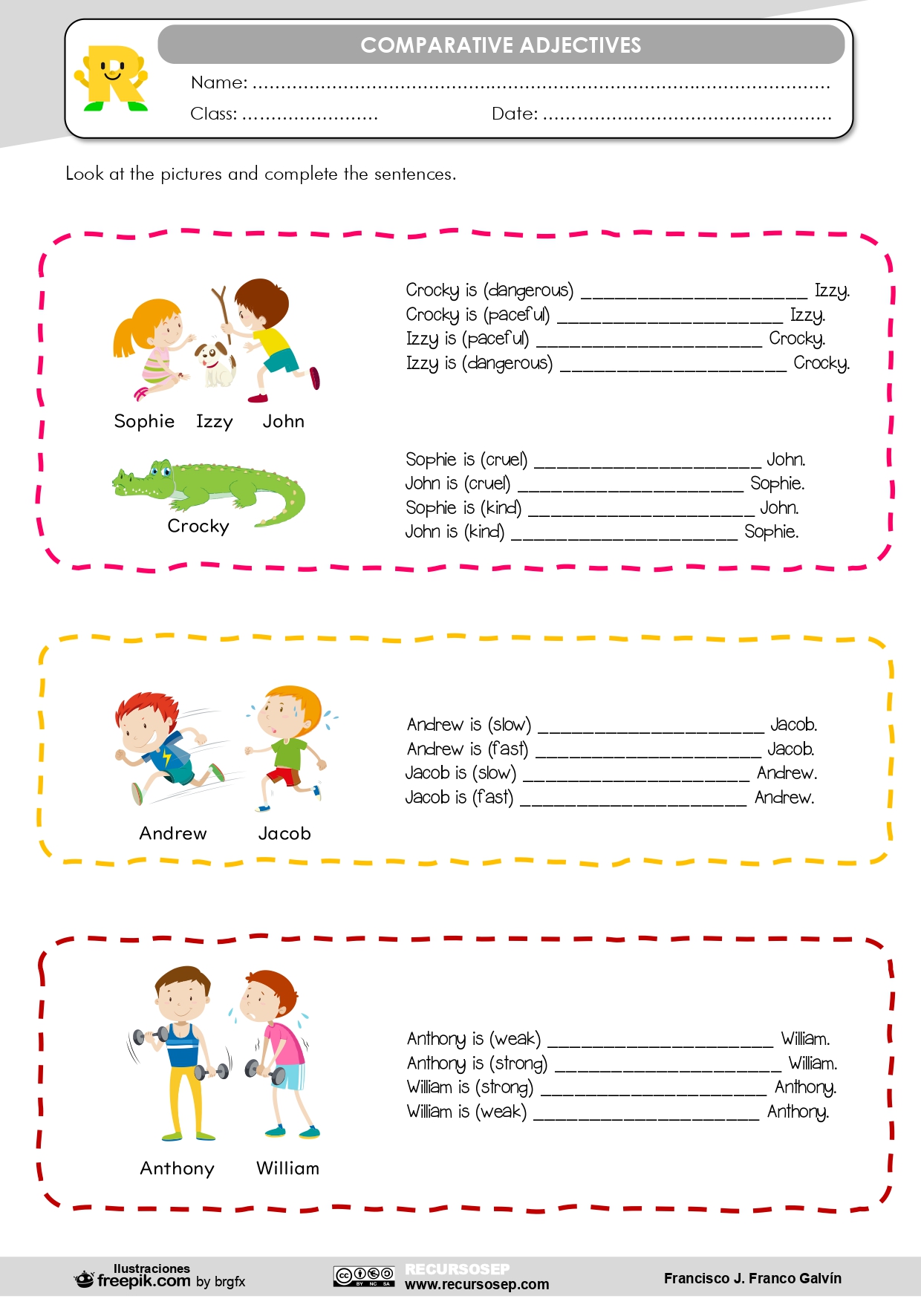 Comparative adjectives recursosep english page 0001